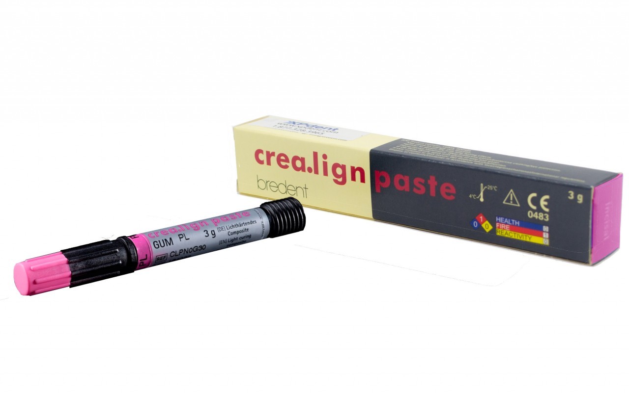 Bredent crea.lign PASTE GUM Light curing composite nanofilled 3g